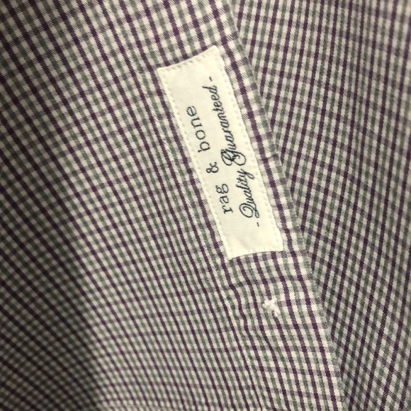 rag & bone Other - rag & bone well tailored checked shirt 16